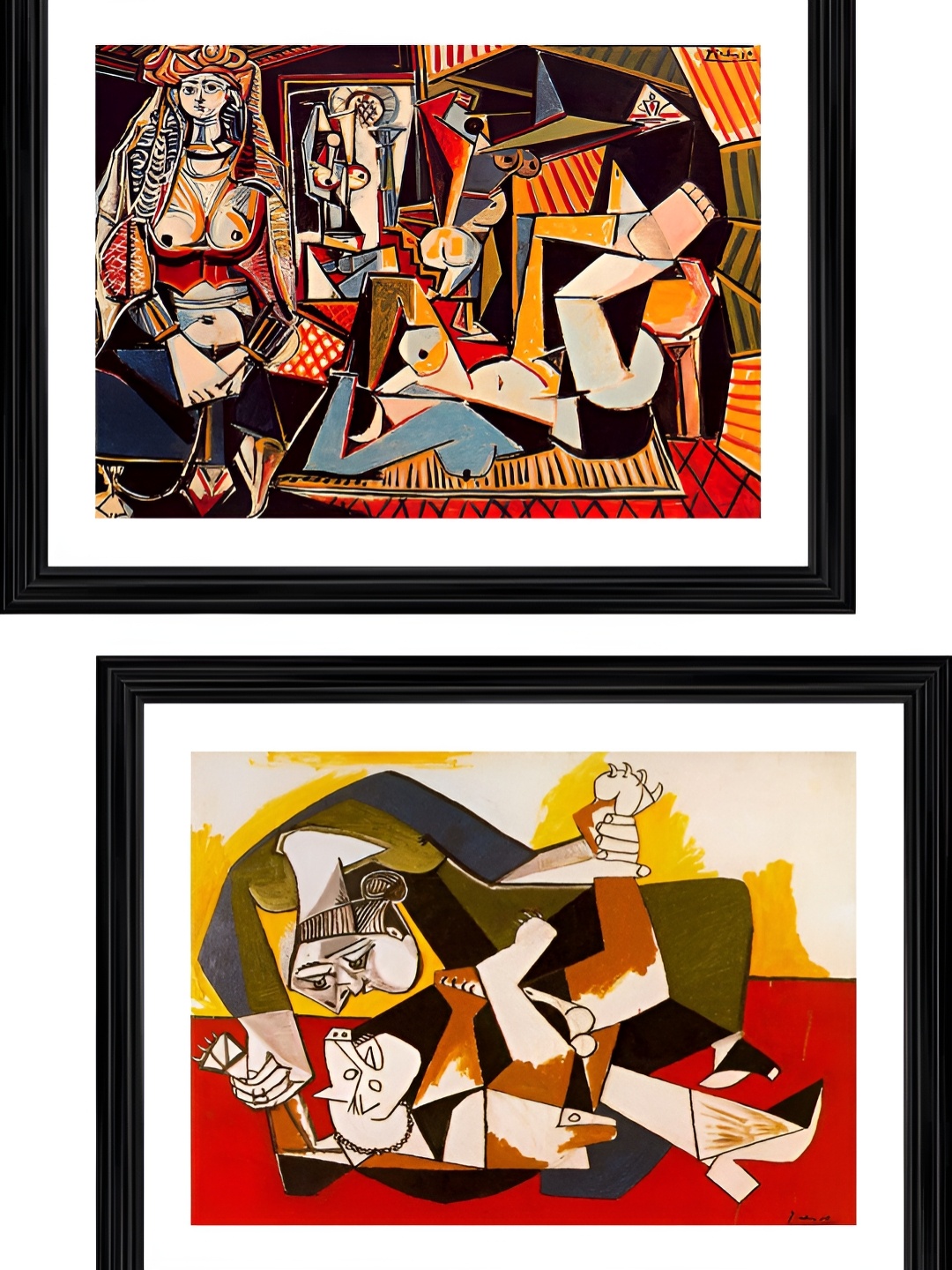 

Adventures India Red & Yellow 2 Pieces Wooden Wall Paintings