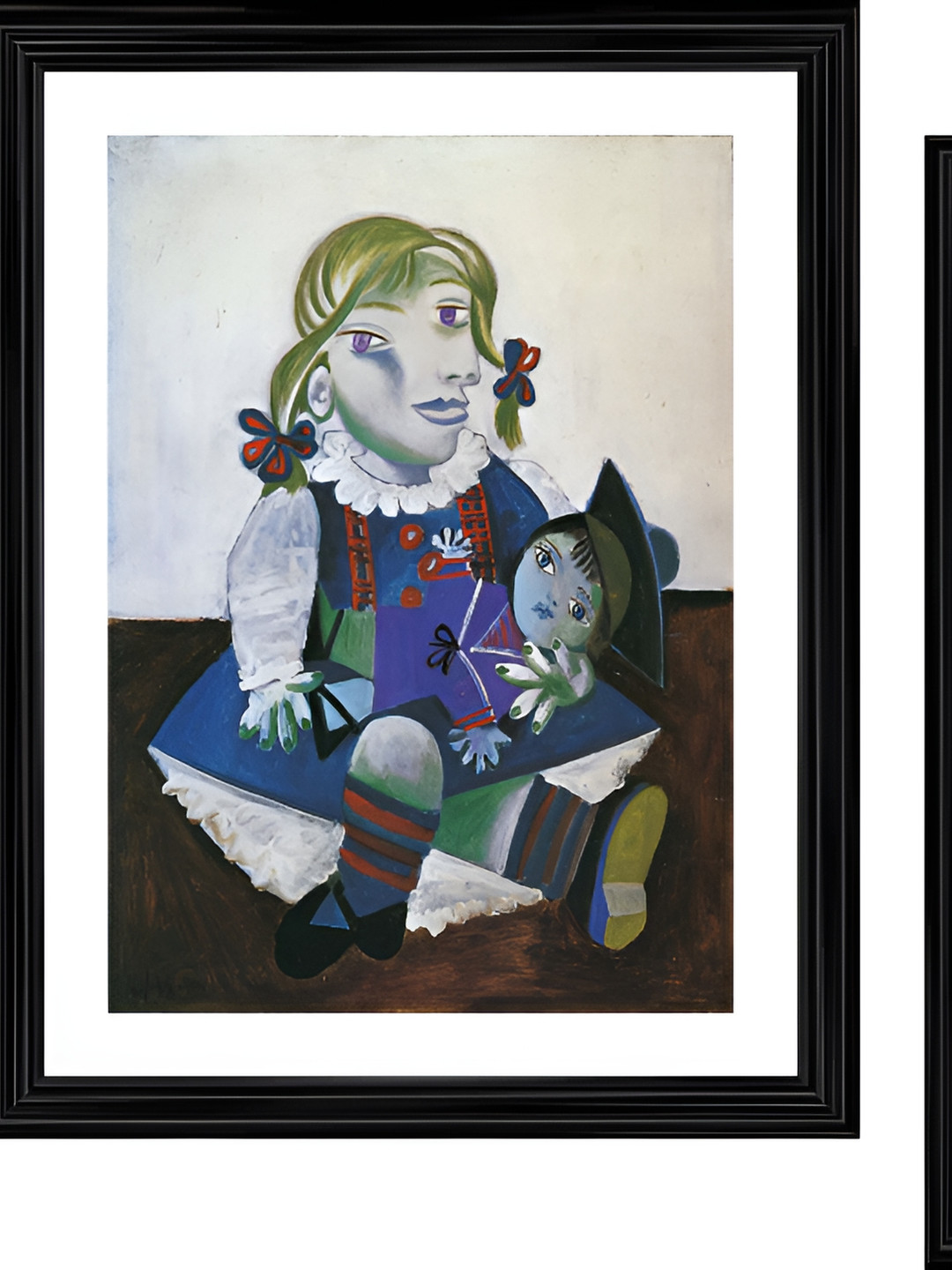 

Adventures India White & Green 2 Pieces Wooden Painting Wall Arts