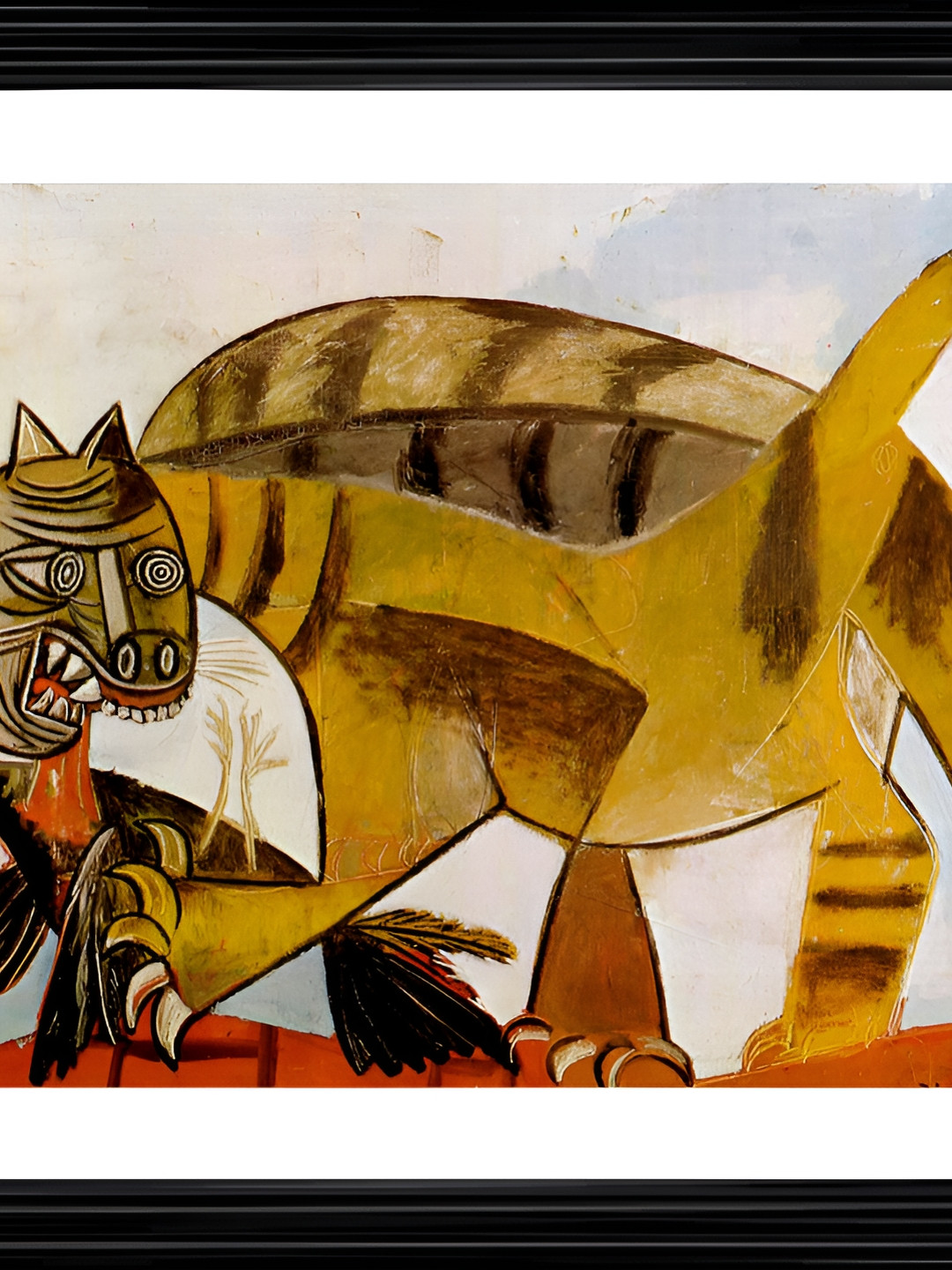 

Adventures India White & Yellow Wooden Wall Paintings
