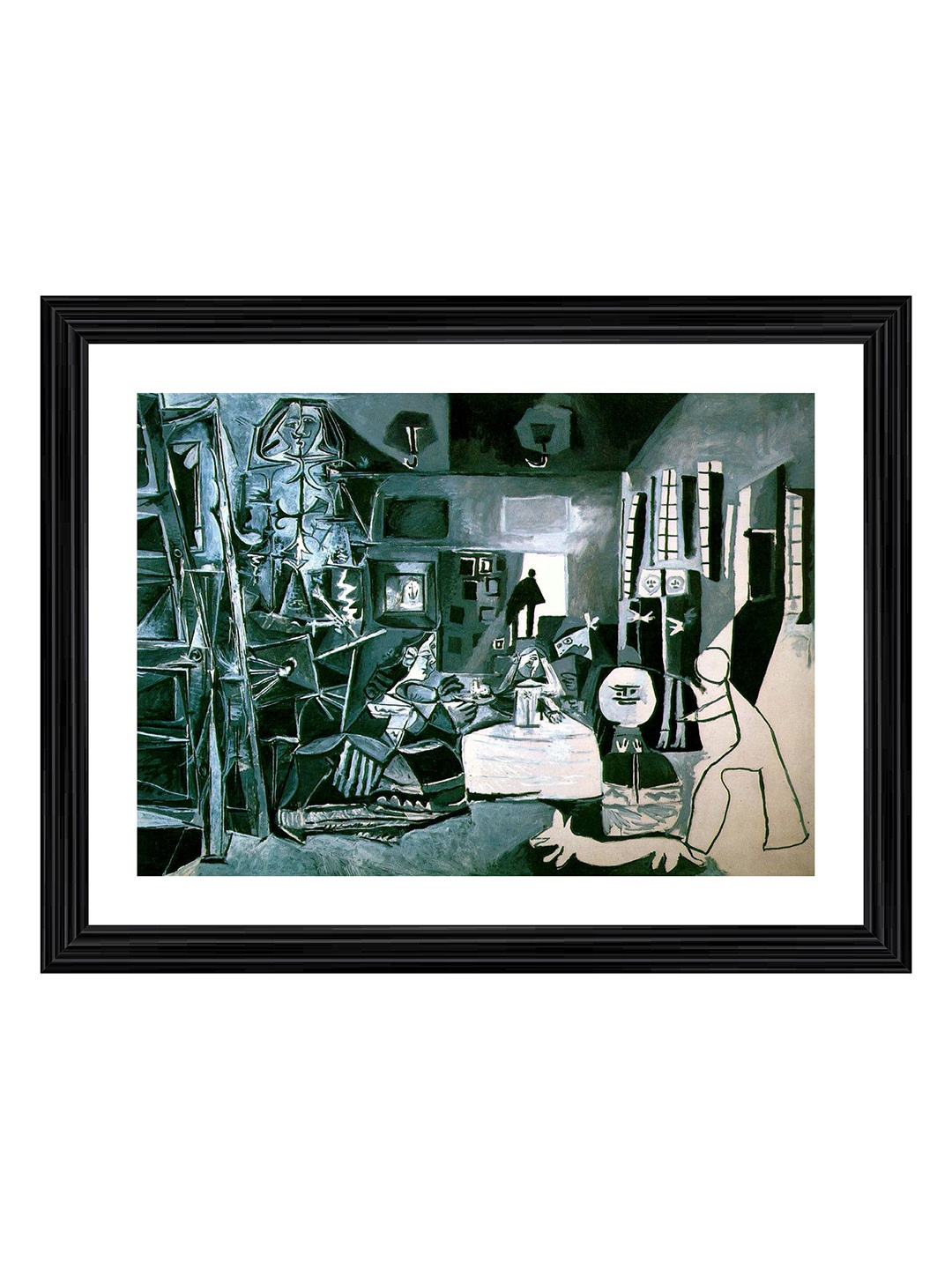

Adventures India Black & White Wooden Paintings Wall Art