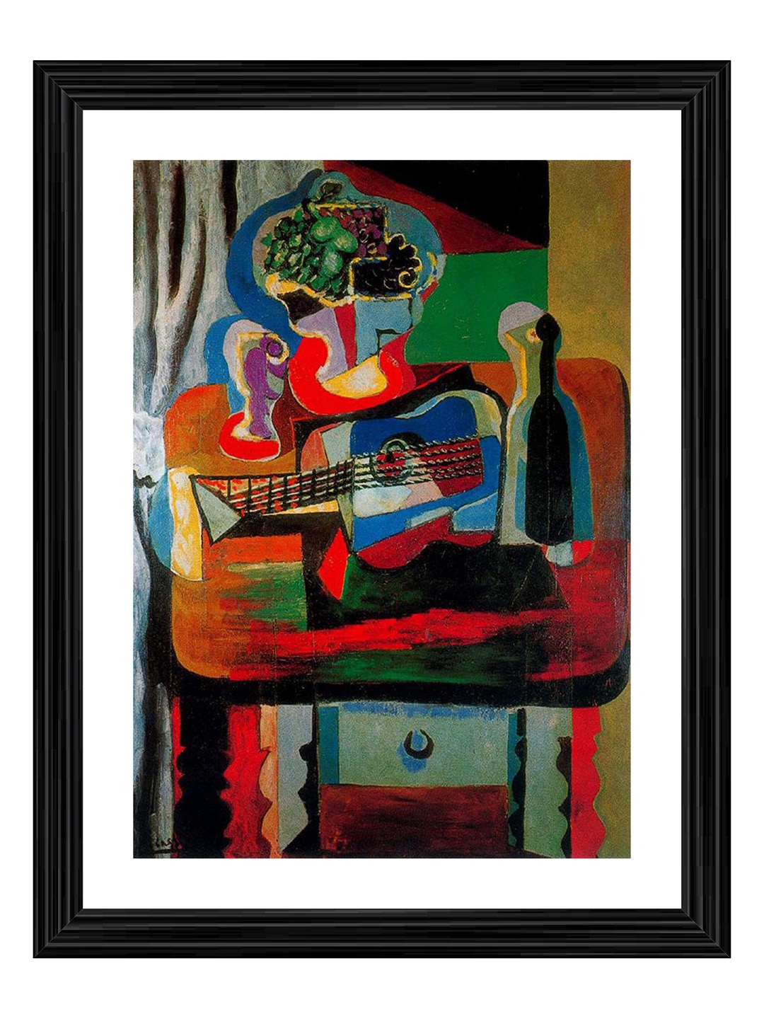 

Adventures India Black & White Wooden Painting Wall Art