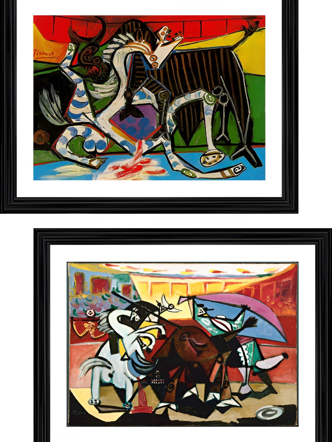 

Adventures India Brown & Red 2 Pieces Wooden Painting Wall Arts