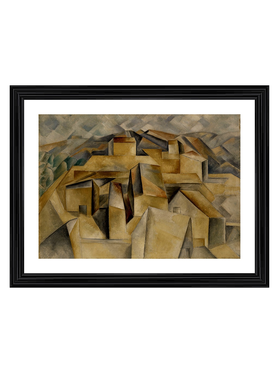 

Adventures India Beige & Blue Wooden Wall Art
