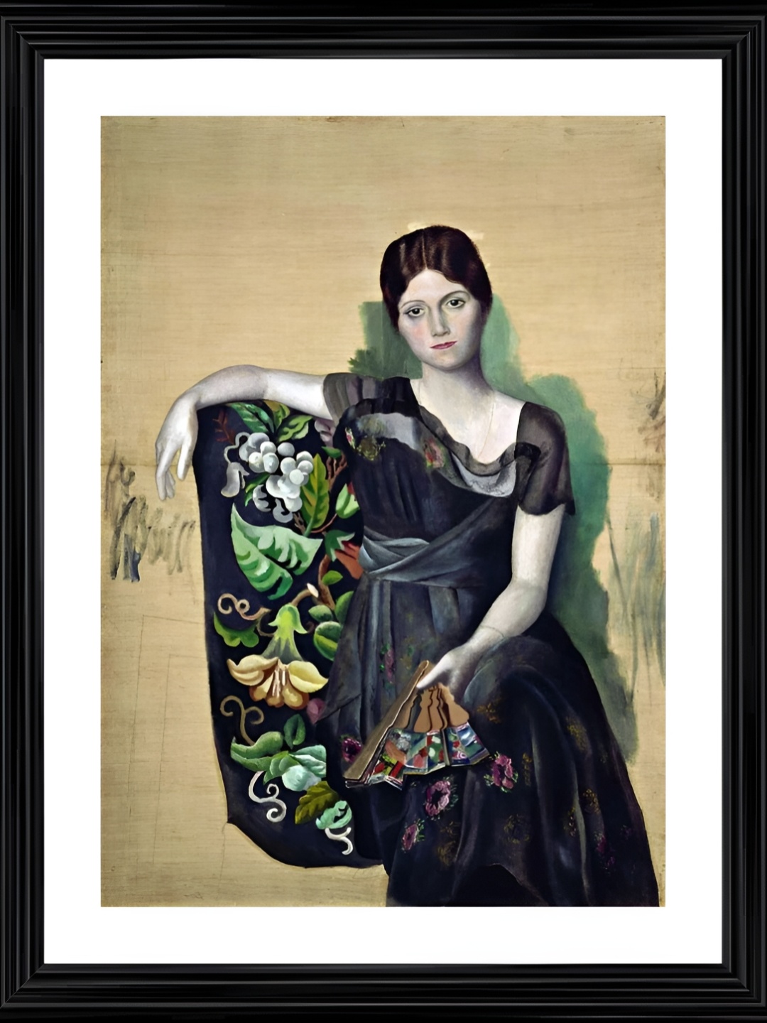 

Adventures India Beige & Green Wooden Painting Wall Art