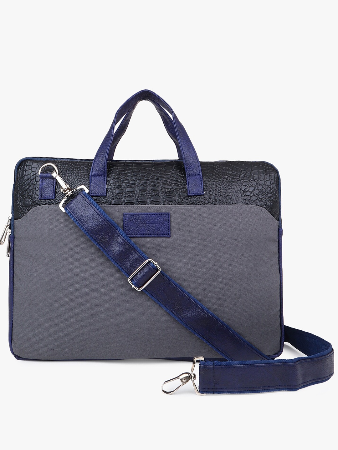 

Trenz Unisex Textured Laptop Bag, Black