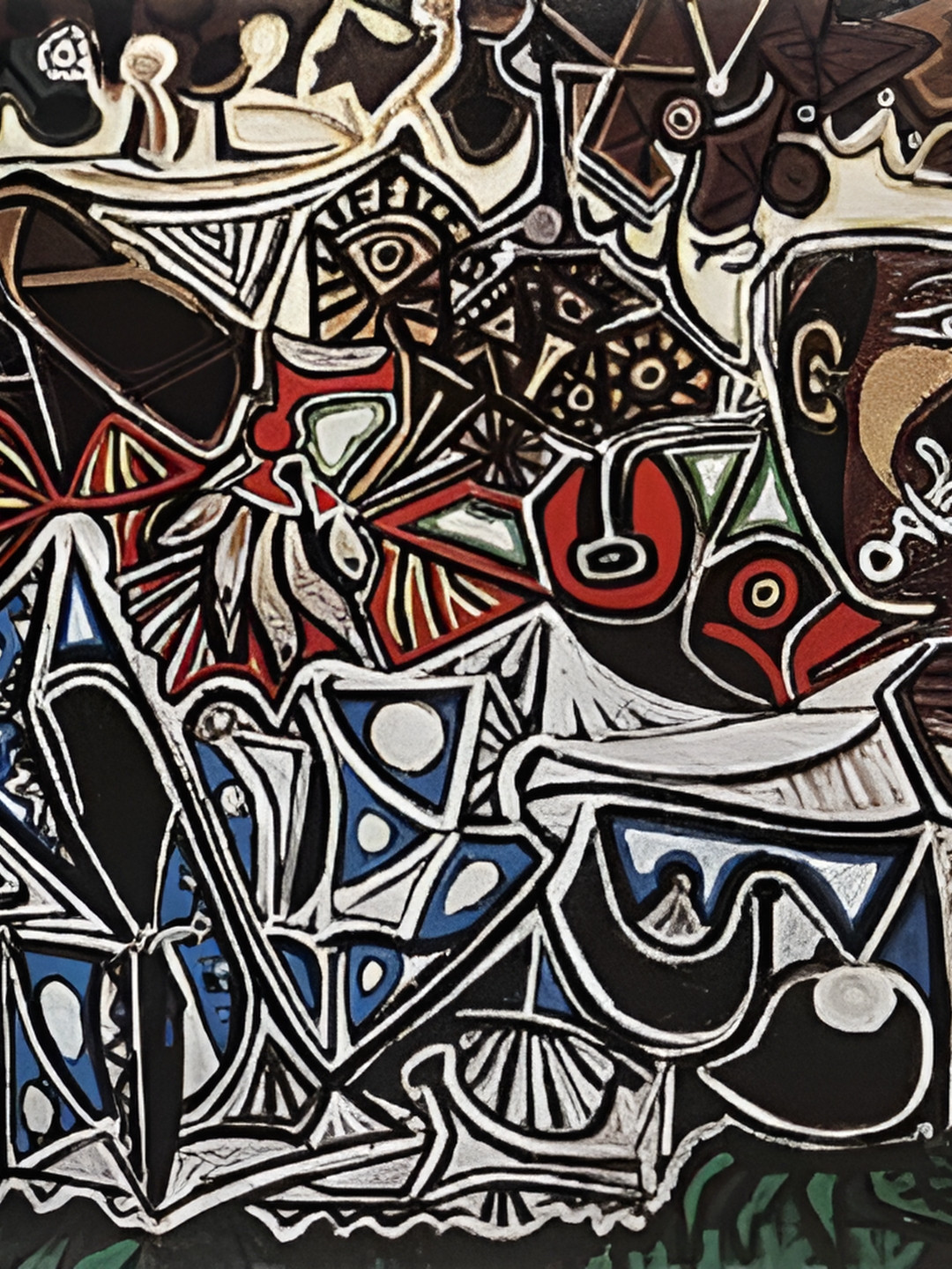 

Adventures India White & Red 1 Piece Wood Other Wall Paintings