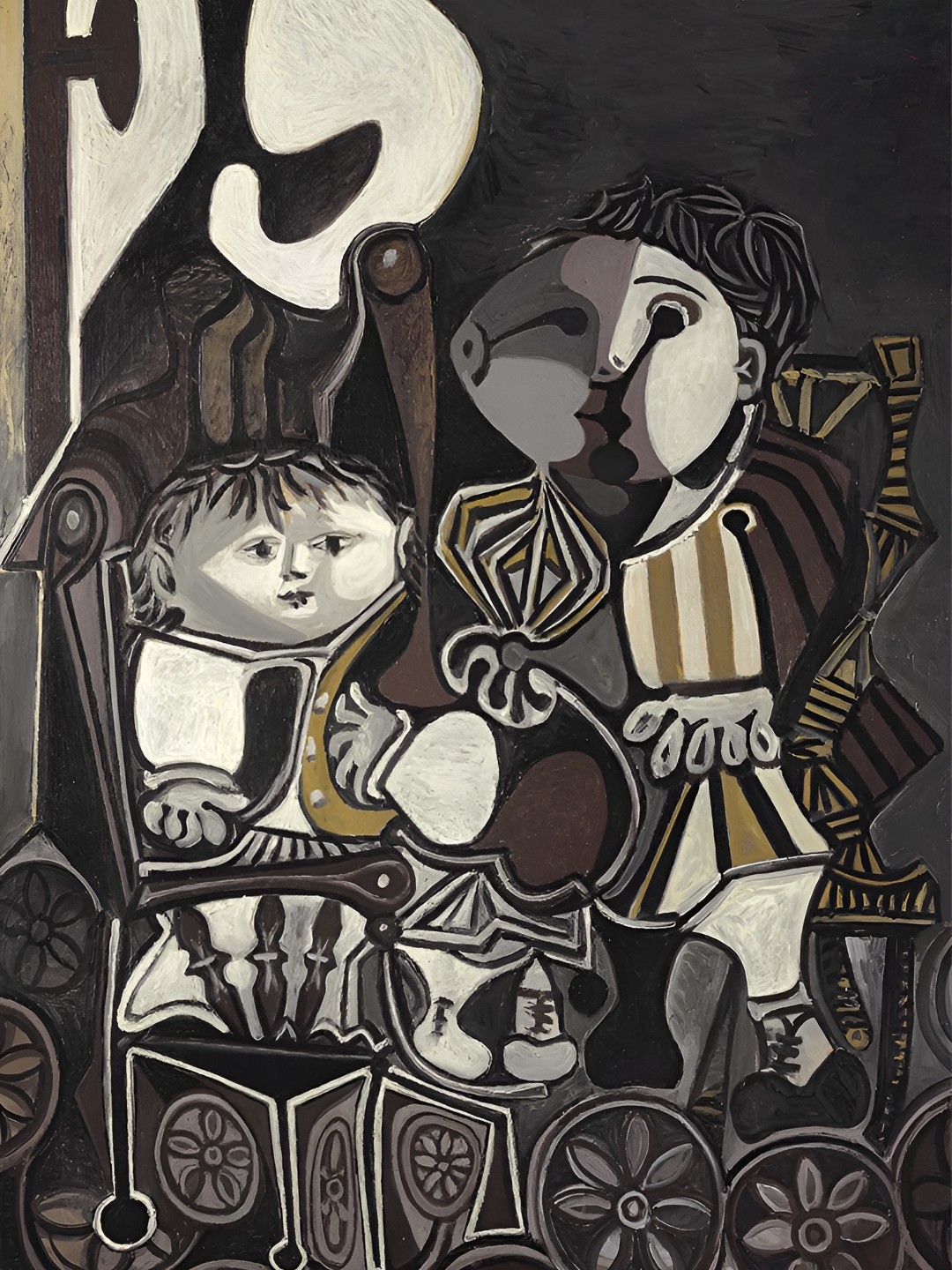 

Adventures India Black & Brown Wooden Painting Wall Art