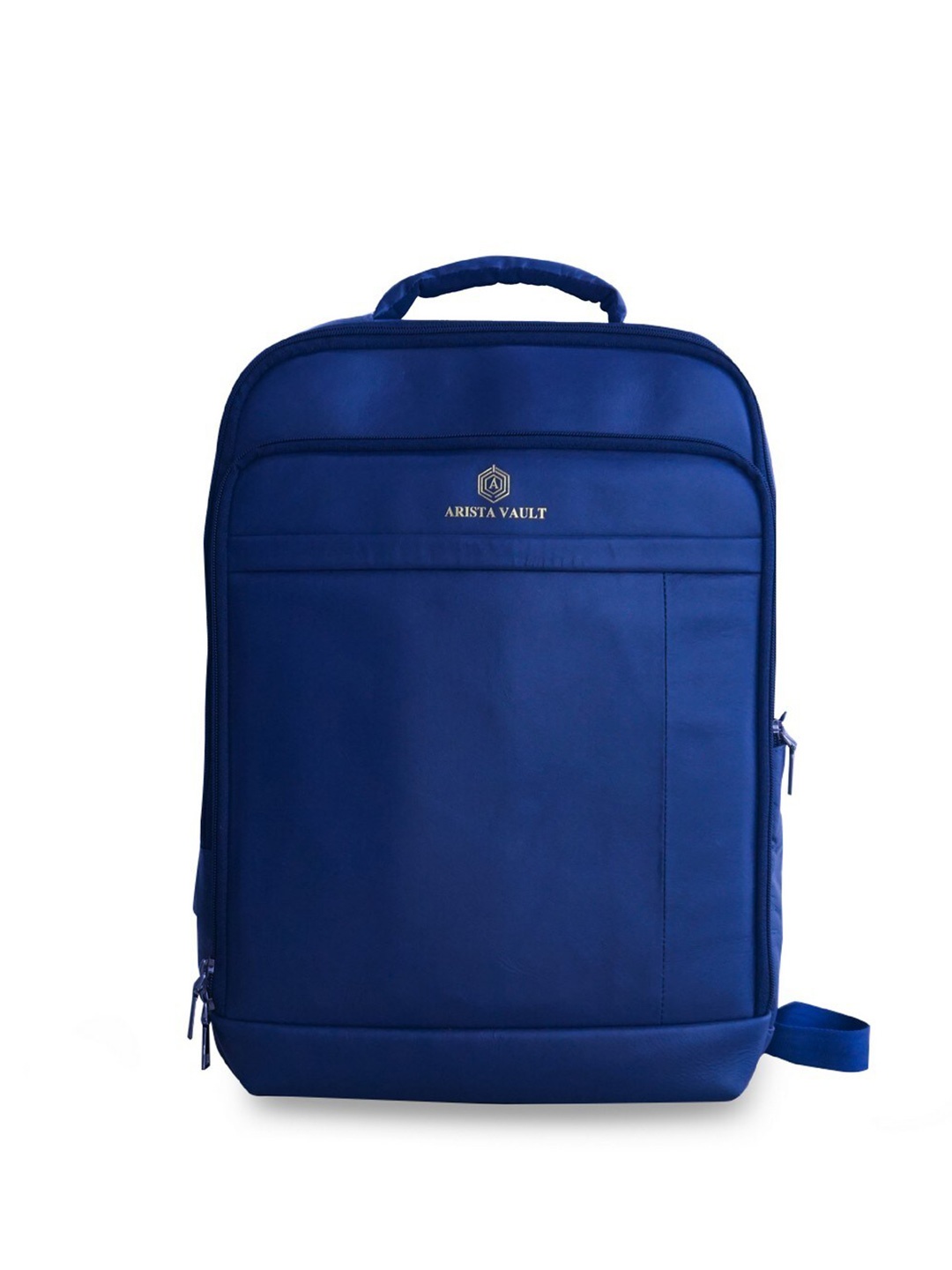

ARISTA VAULT Unisex Leather Laptop Bag, Blue