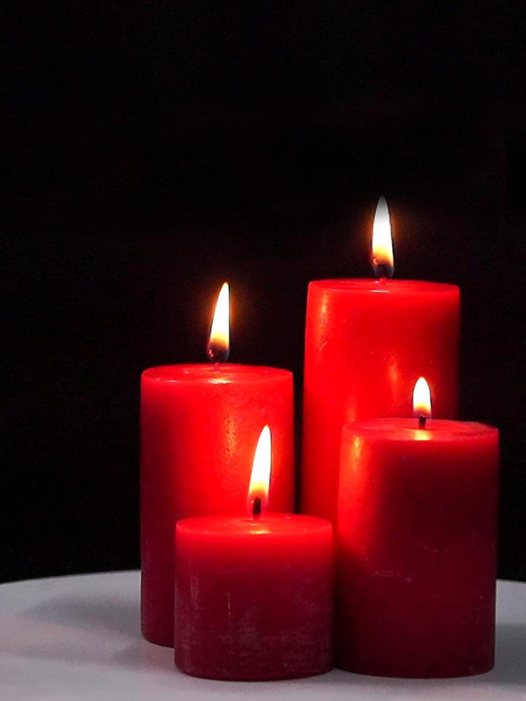 

Crazy Sutra Pink 4 Pieces Pillar Candles