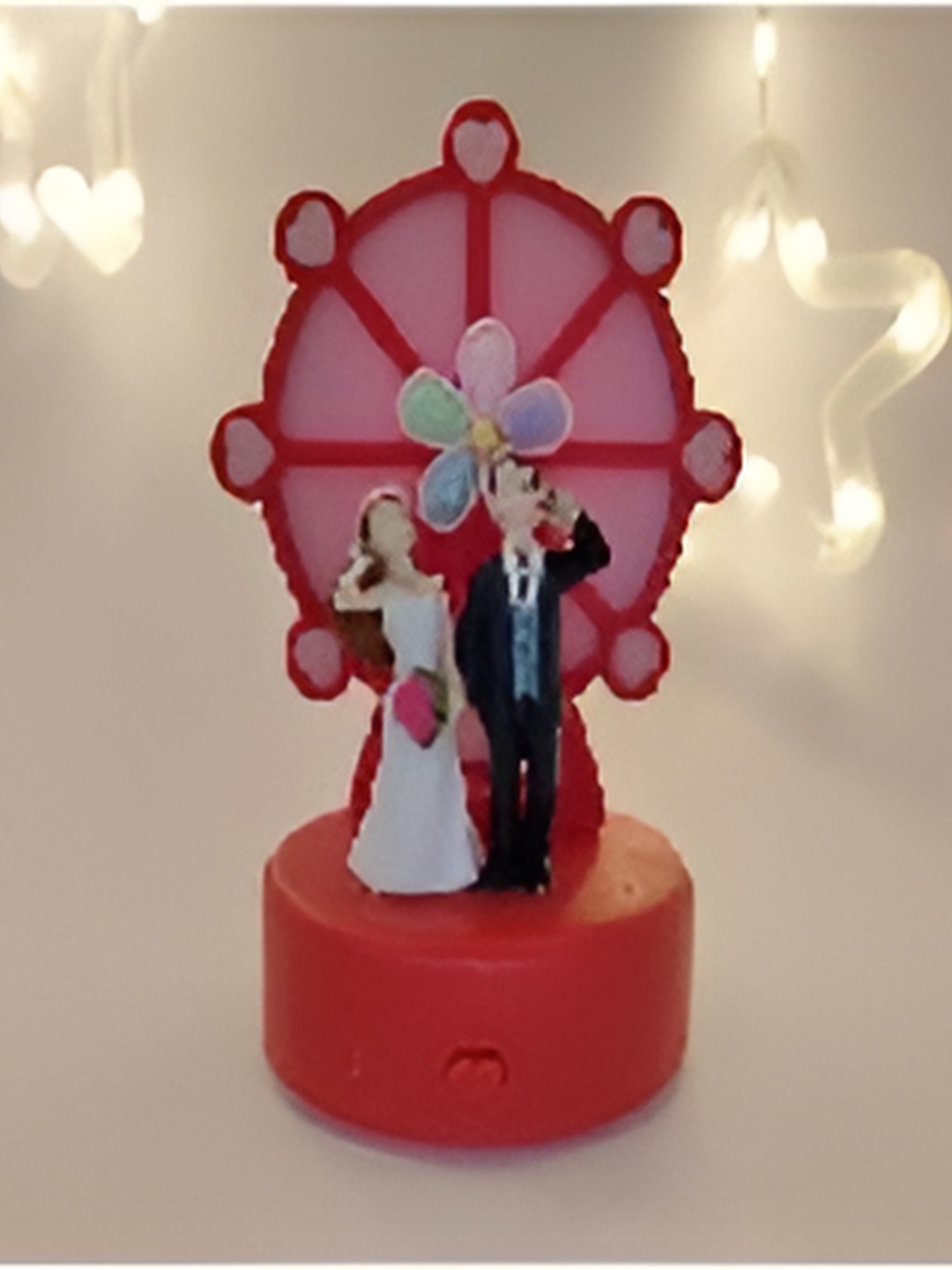 

CraftVatika Red & White Couple Miniature Figurine Showpiece