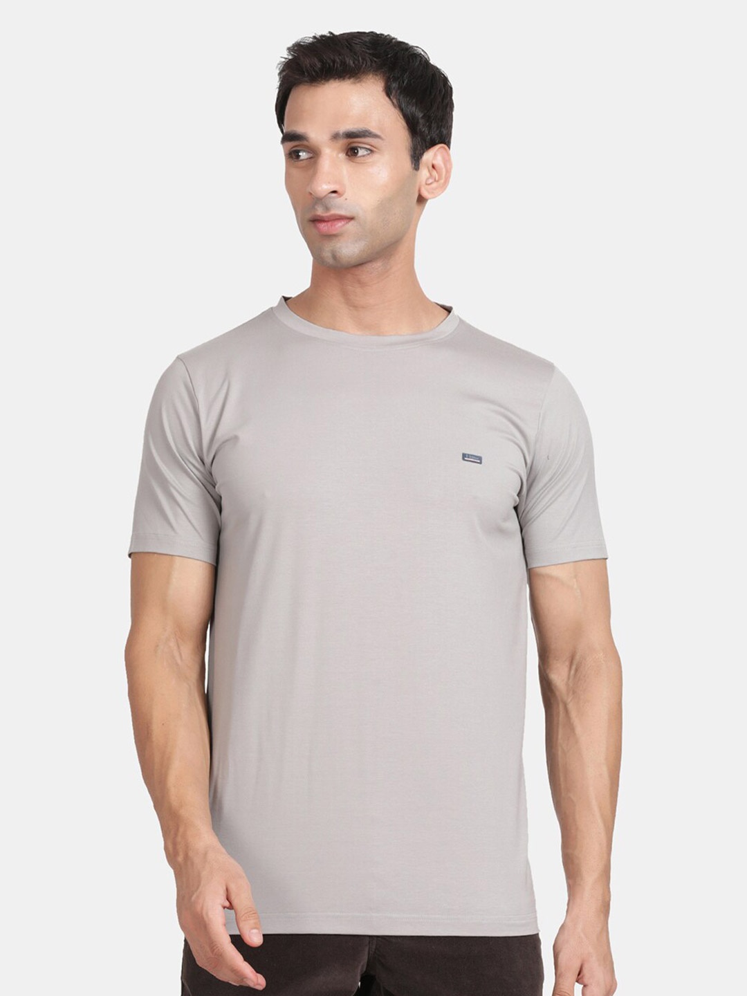 

t-base Short Sleeves Cotton Relaxed Fit T-shirt, Grey