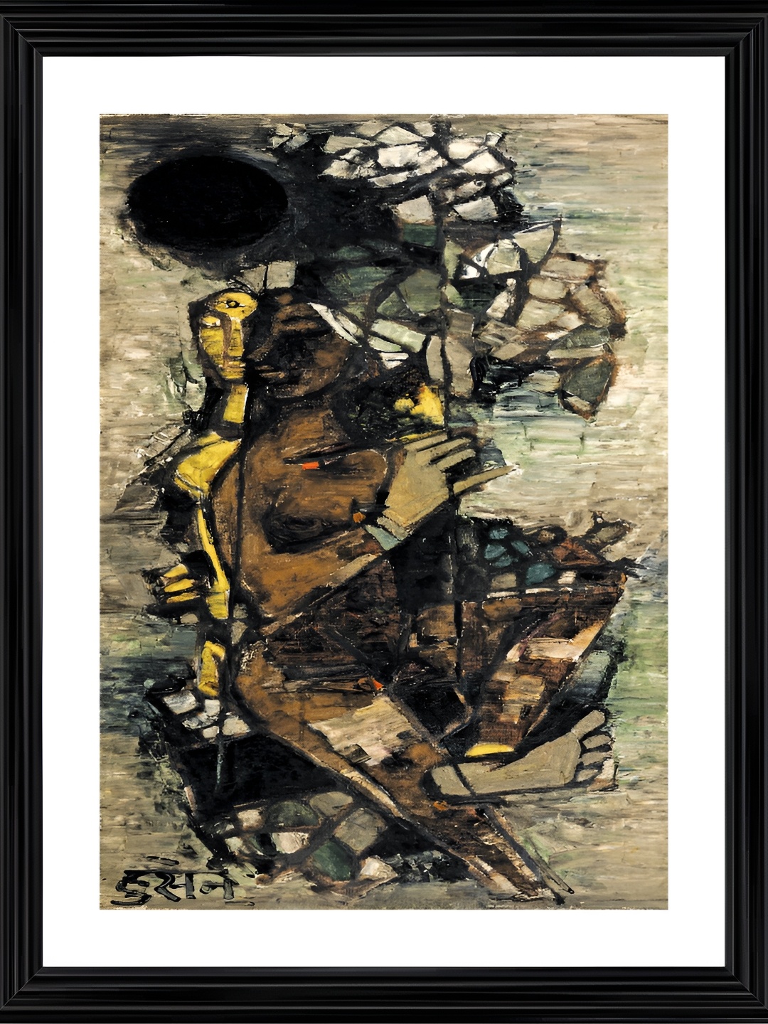 

Adventures India Brown & Grey Wooden Wall Art