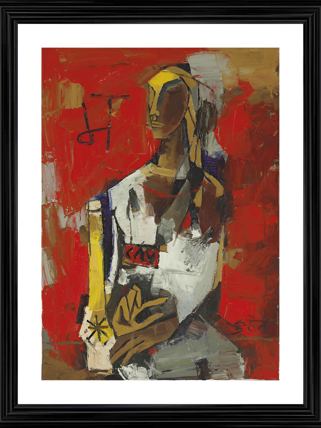 

Adventures India Red & Cream-Coloured 1 Piece Wood Other Wall Paintings