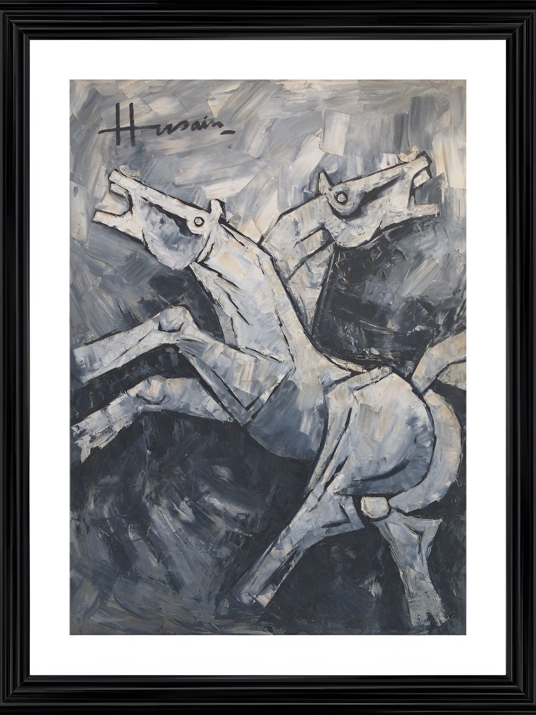 

Adventures India White & Black Wooden Wall Art