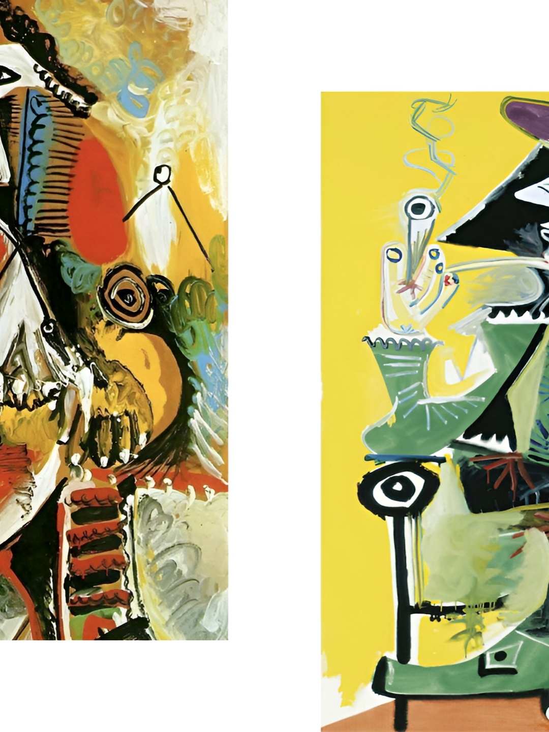 

Adventures India Yellow 2 Pieces Wooden Wall Paintings