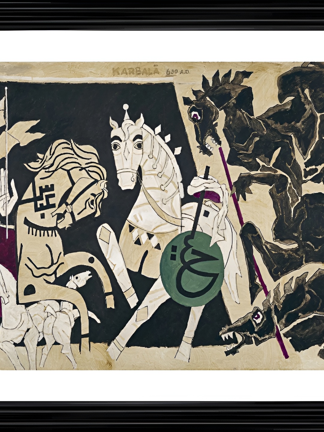 

Adventures India White & Black 1 Piece Wood Other Wall Paintings
