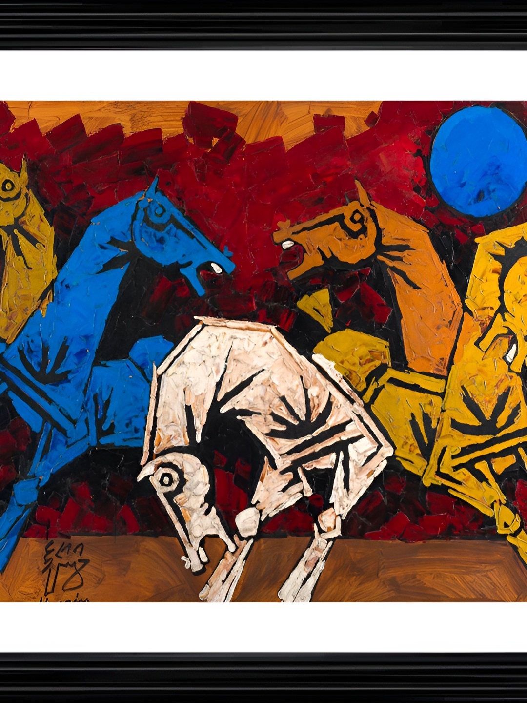 

Adventures India White & Brown Wooden Wall Art
