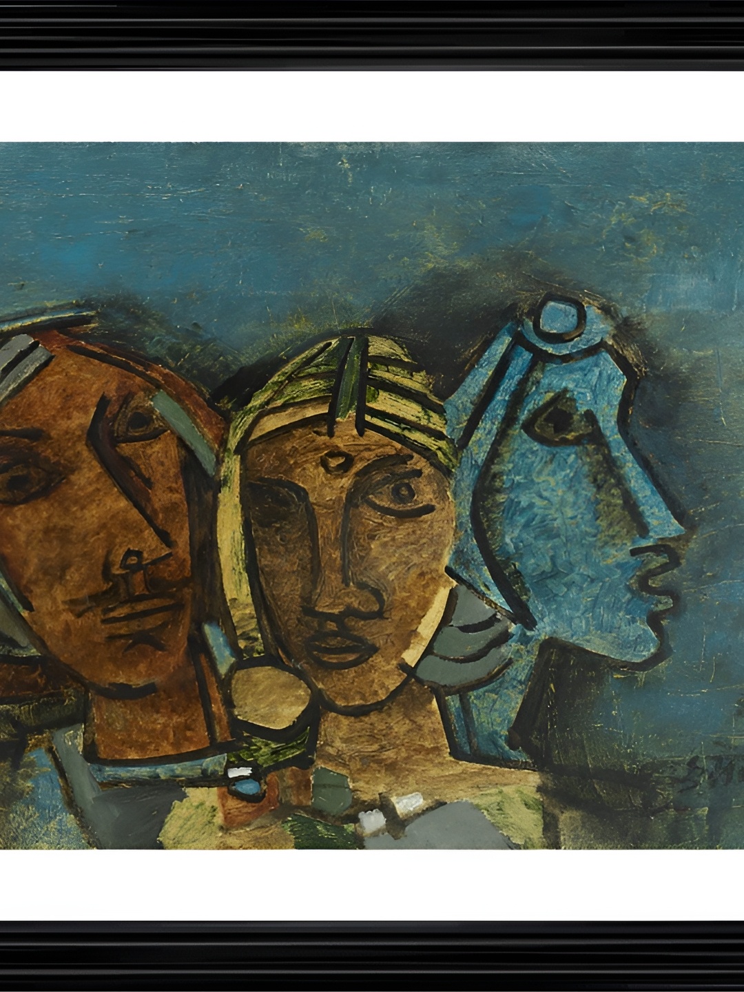 

Adventures India Blue & Brown 1 Piece Wood Other Wall Paintings