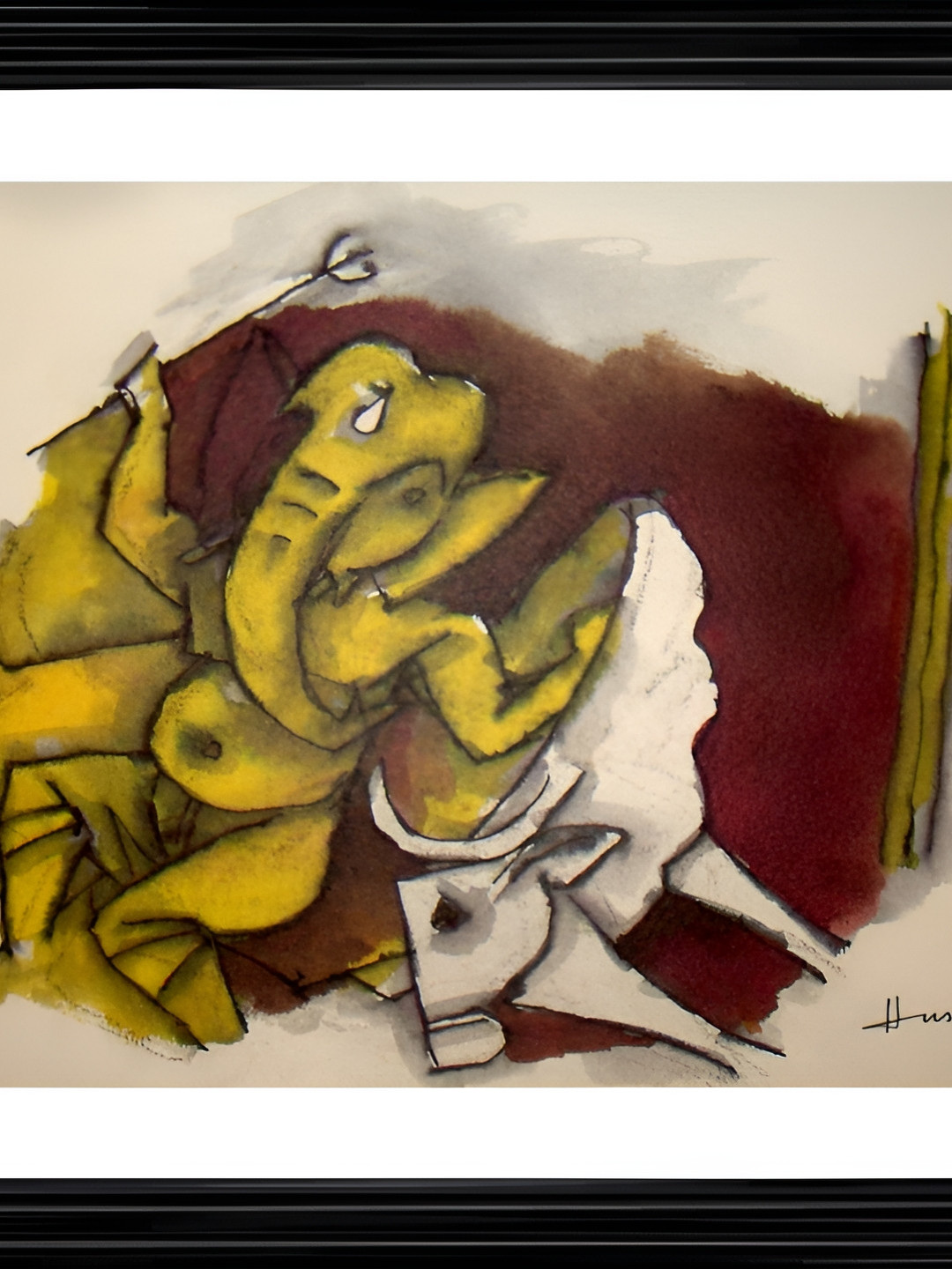 

Adventures India White & Brown Wooden Wall Art