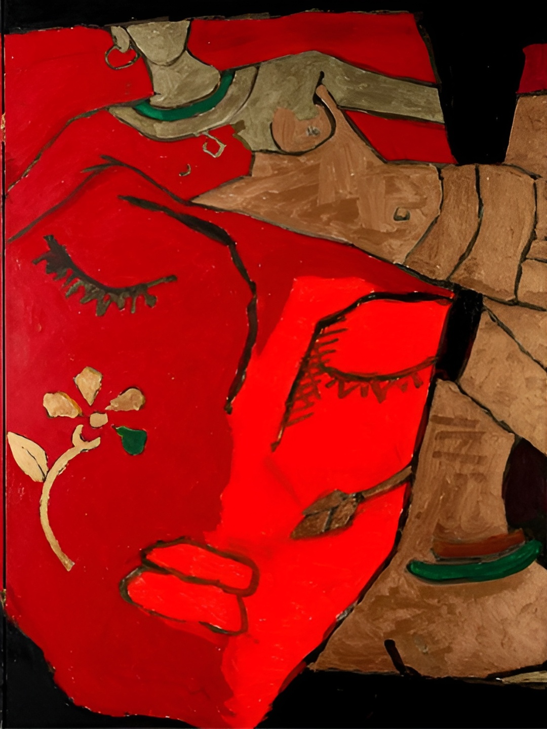 

Adventures India Red & Beige 1 Piece Wood Other Wall Paintings