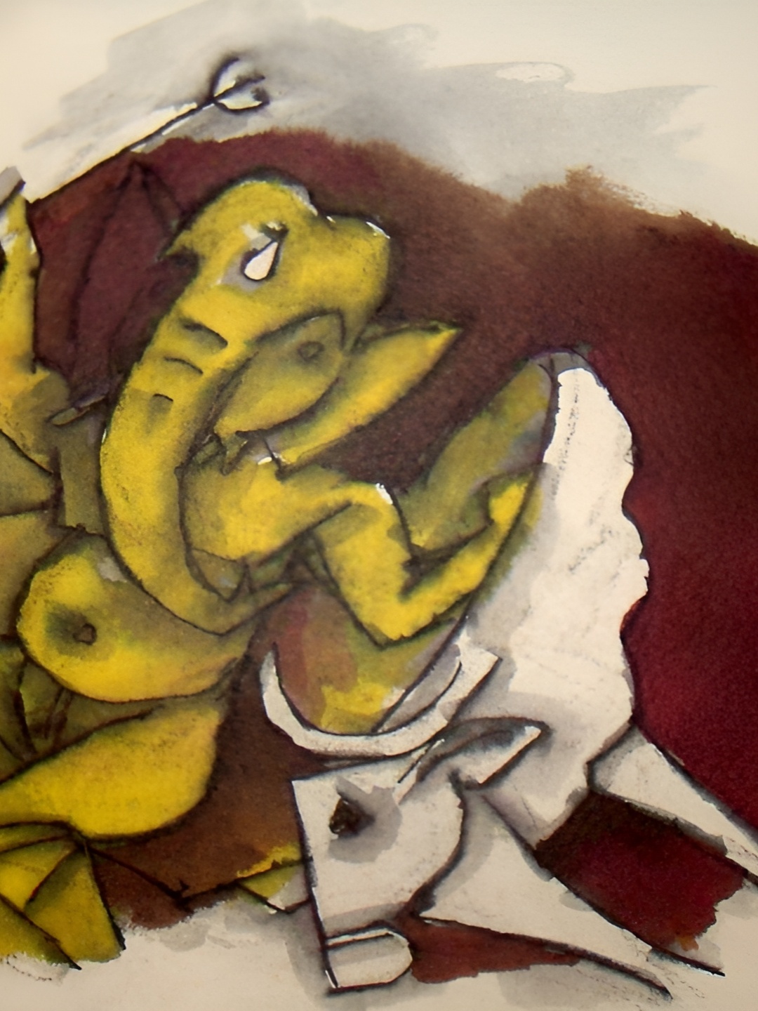 

Adventures India Green & Brown Wooden Wall Painting