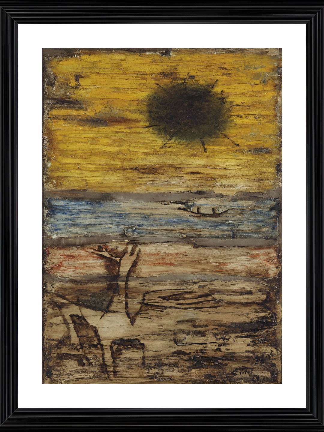 

Adventures India White & Brown Wooden Wall Paintings