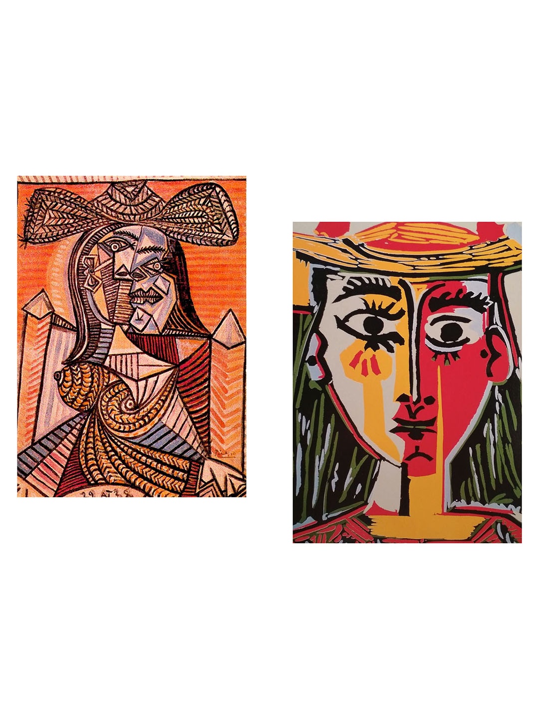 

Adventures India Orange & Brown 2 Pieces Wooden Wall Arts