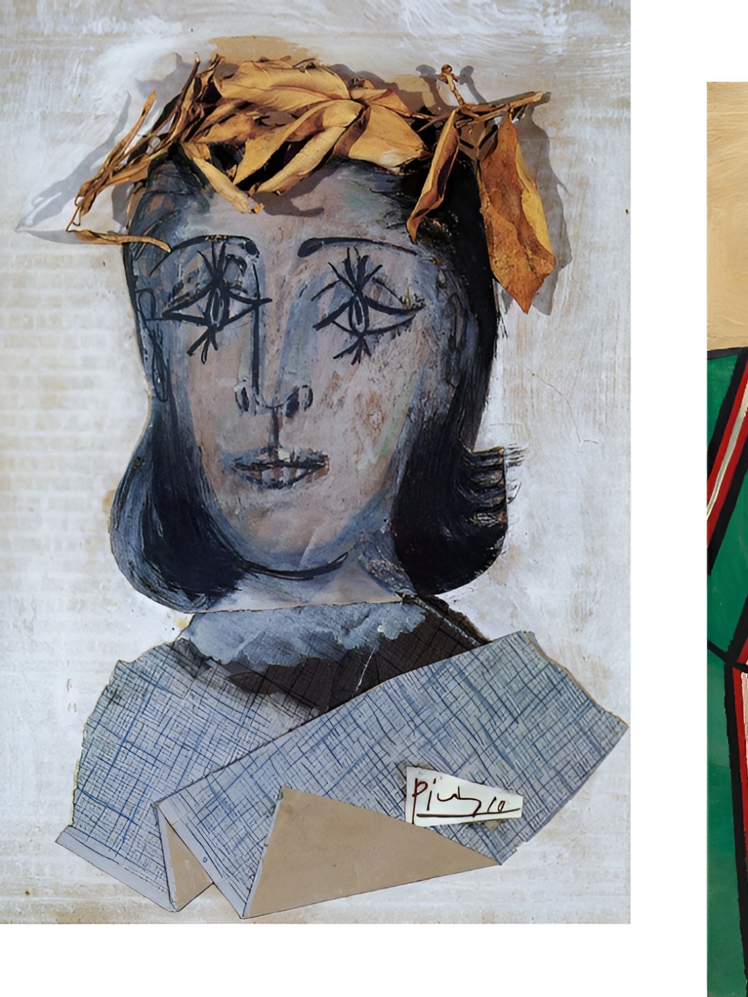 

Adventures India Blue & Green Wooden Portrait Wall Paintings