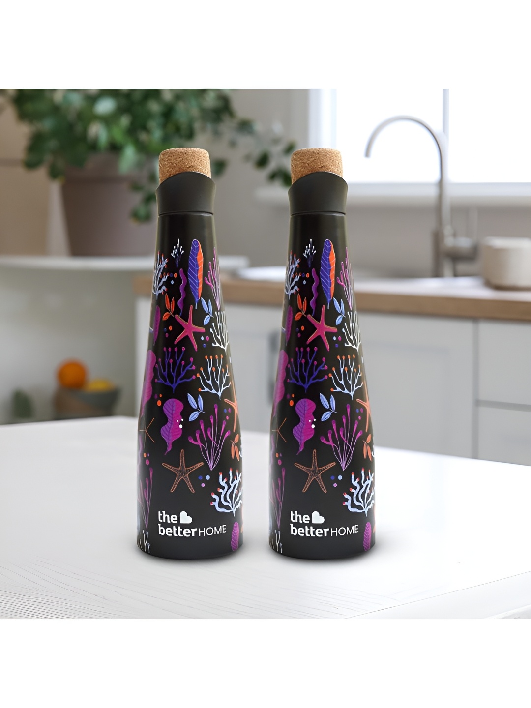 

The Better Home Multicoloured Single Stainless Steel Water Bottle, Multi