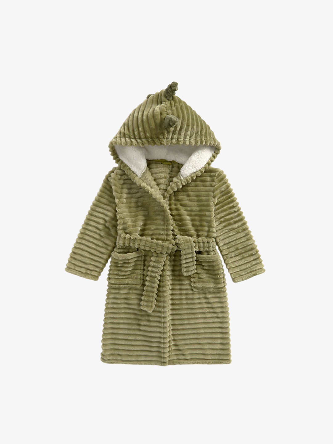 

mothercare Infant Boys Textured Cotton Bathrobe, Green