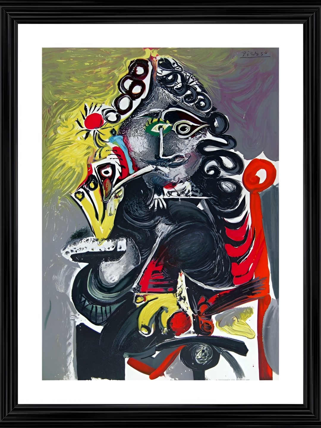 

Adventures India Grey & Red 1 Piece Wood Other Wall Paintings