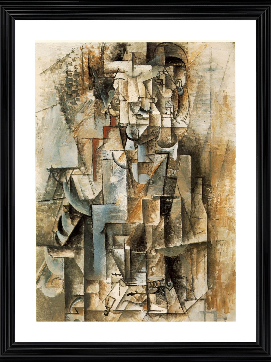 

Adventures India Beige & Grey Wooden Painting Wall Art