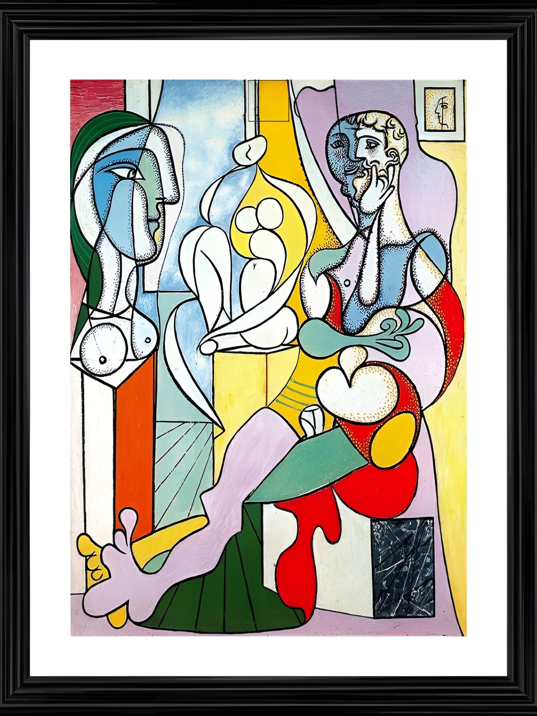 

Adventures India White & Red Wooden Wall Art