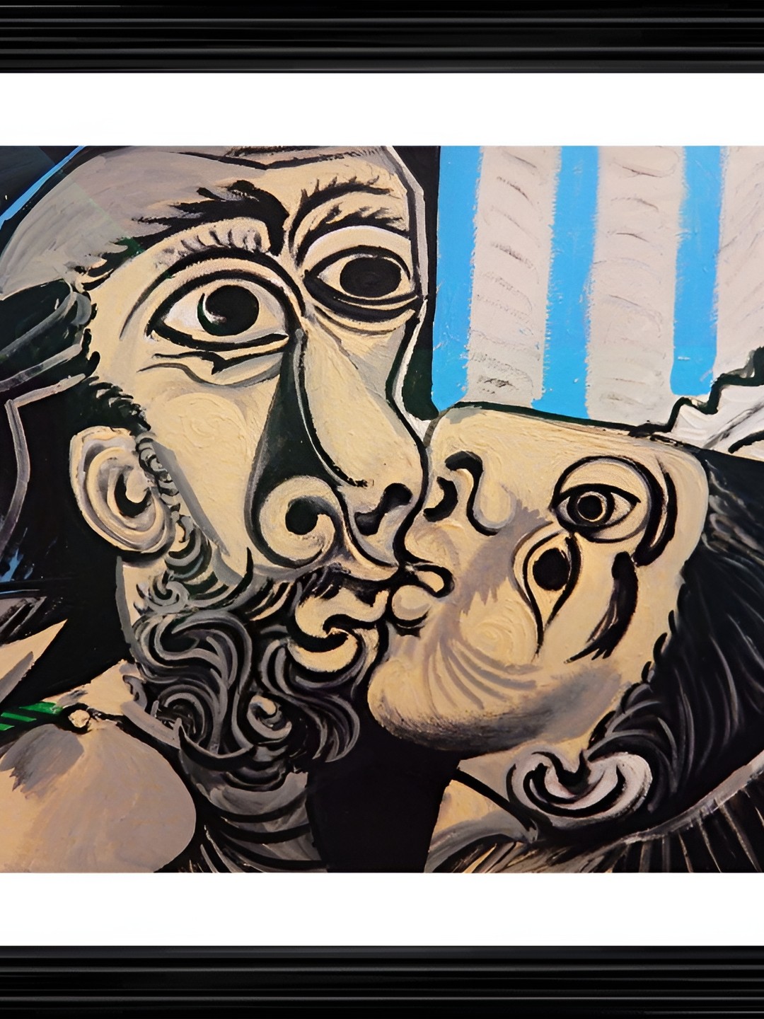 

Adventures India Beige & Blue Wooden Wall Painting