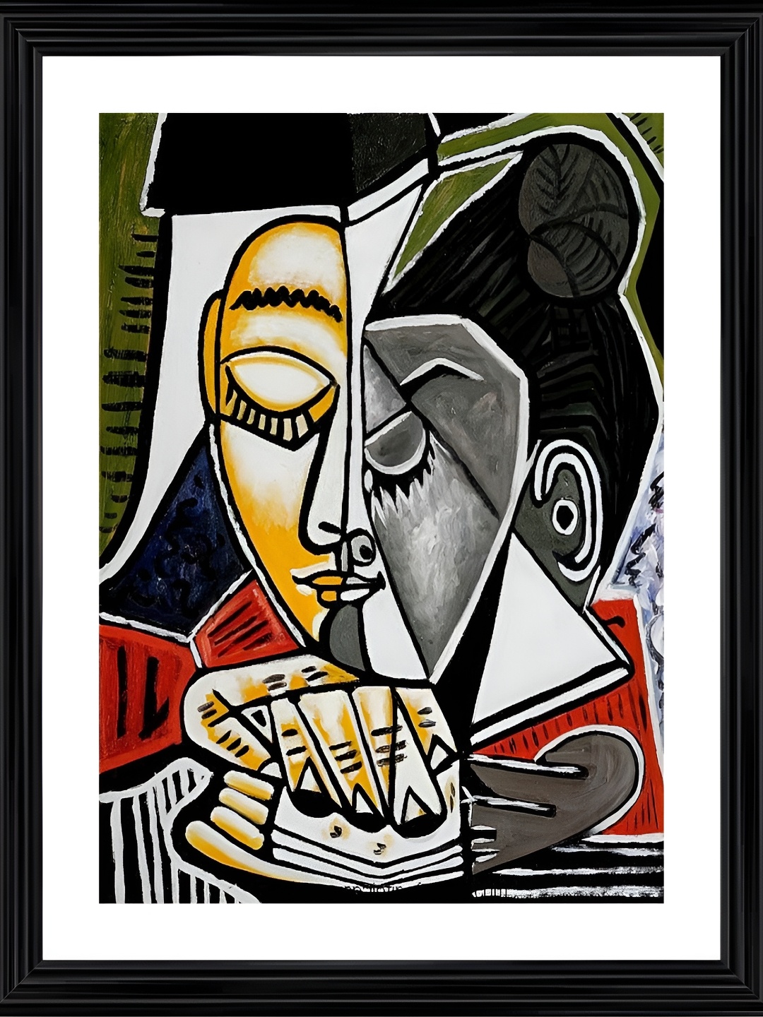 

Adventures India Black & White Wooden Painting Wall Art