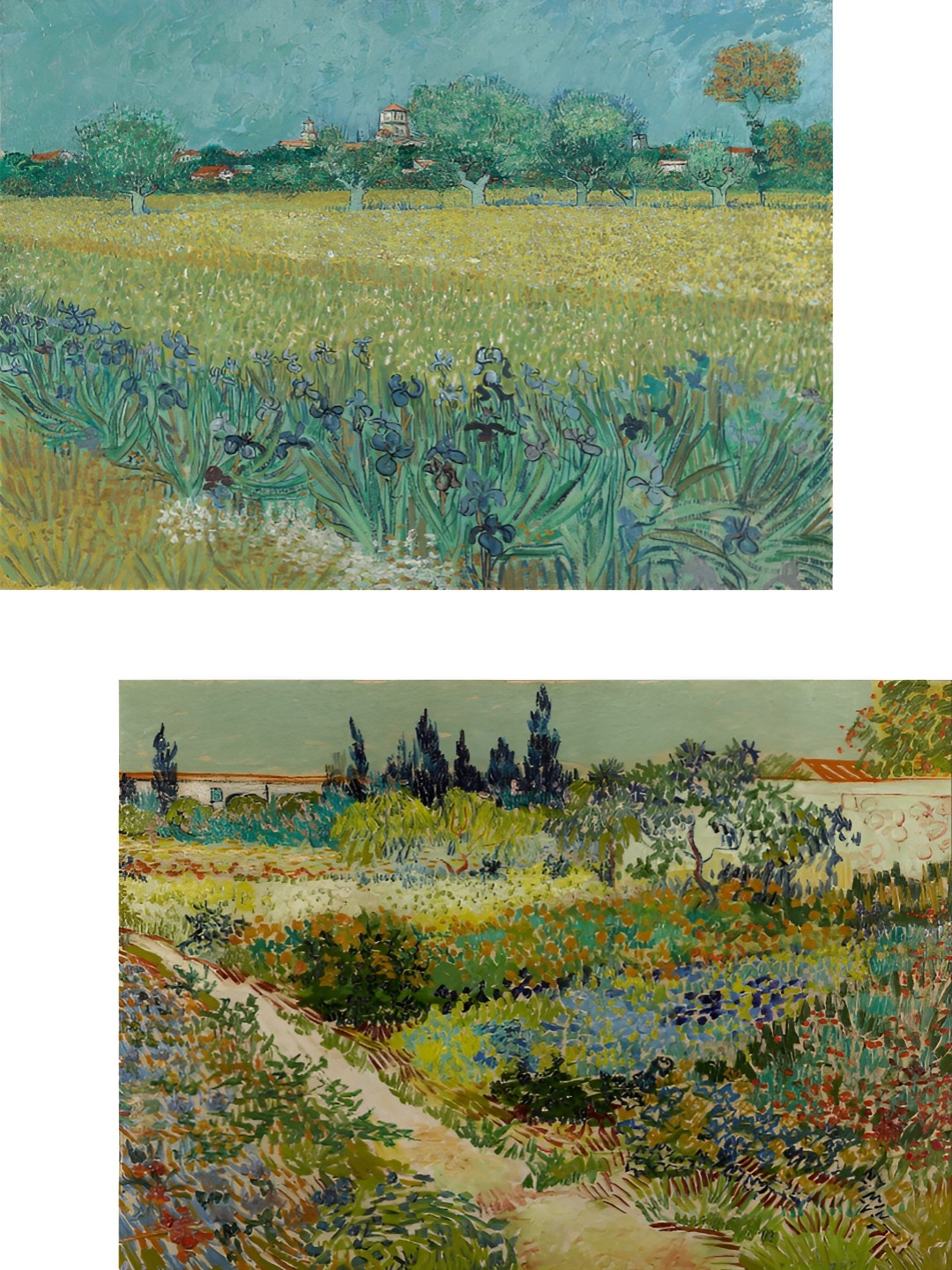 

Adventures India Green & Blue 2 Pieces Floral and Botanical Wooden Painting Wall Arts