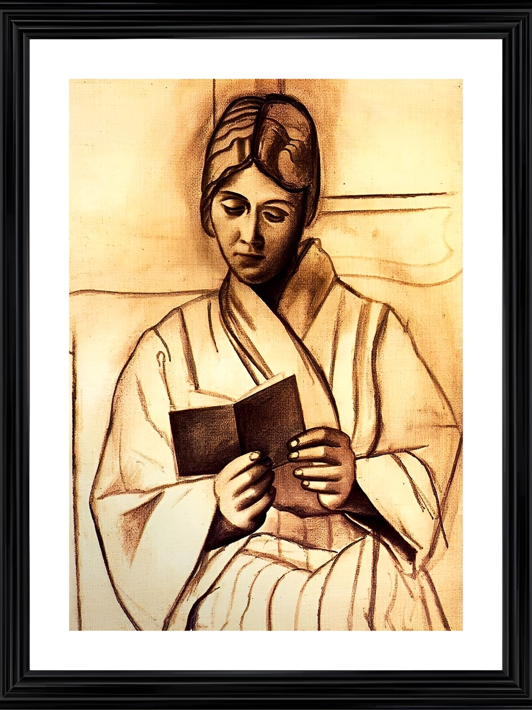 

Adventures India Beige & Brown Wooden Painting Wall Art