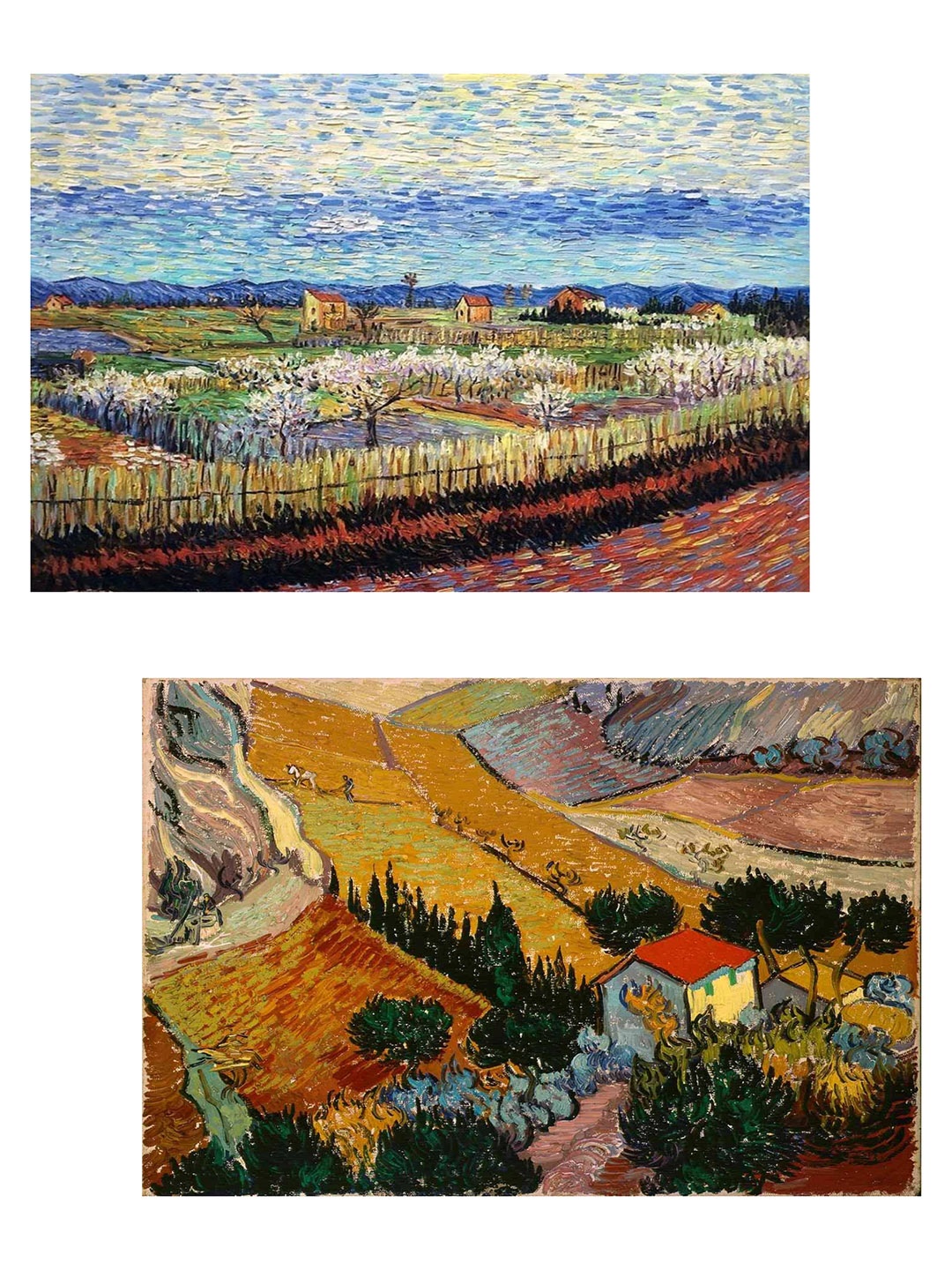 

Adventures India Blue & Orange 2 Pieces Wooden Painting Wall Arts
