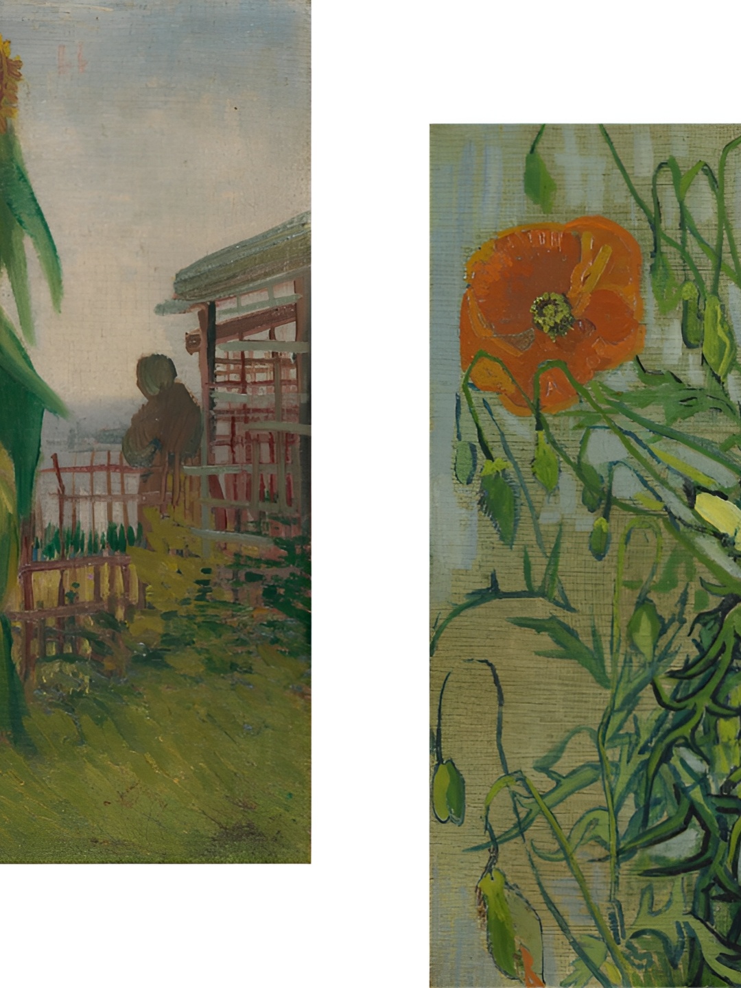 

Adventures India Green & Orange 2 Pieces Wooden Painting Wall Arts