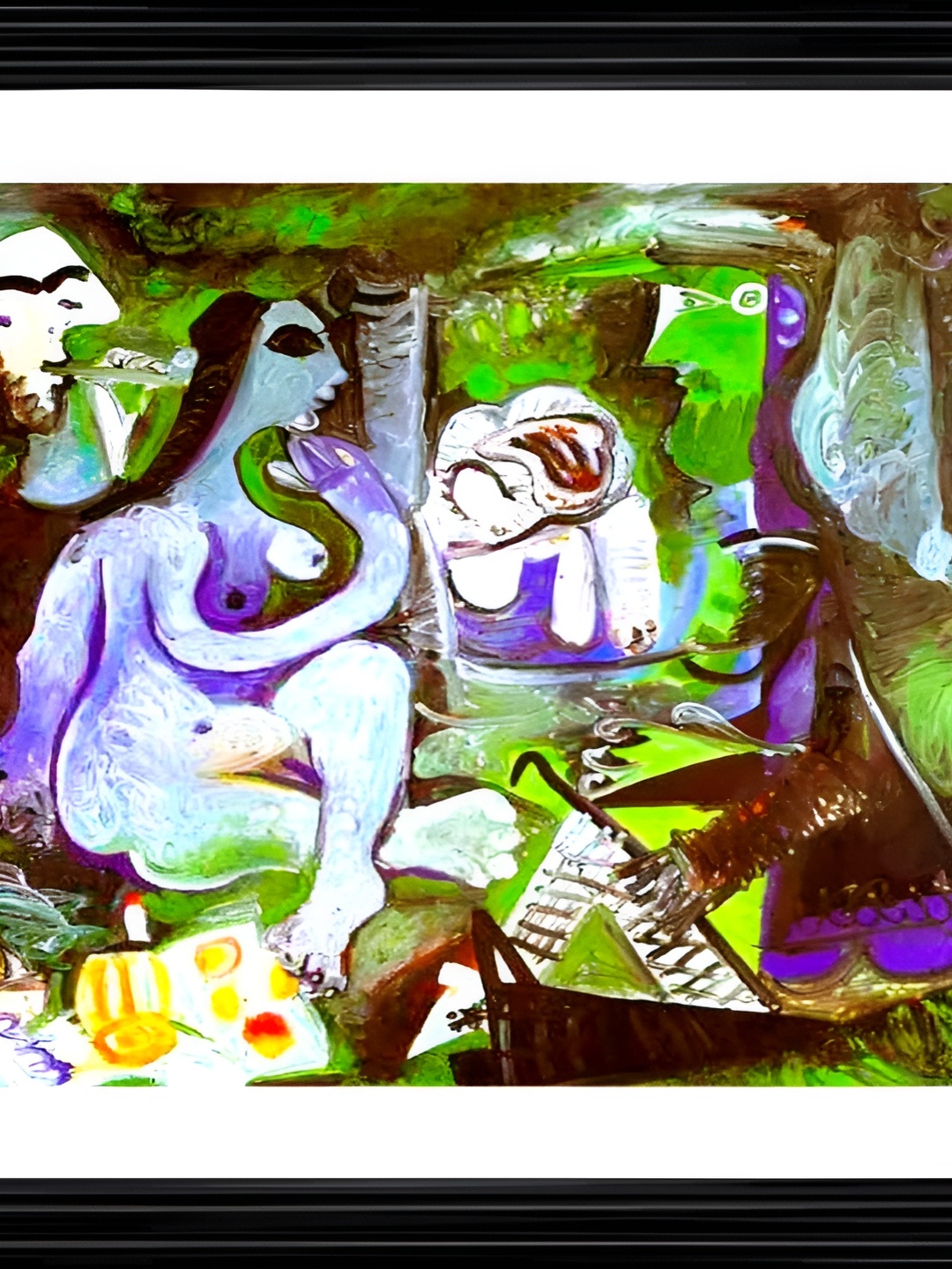 

Adventures India Blue & Green 1 Piece Wood Other Wall Paintings
