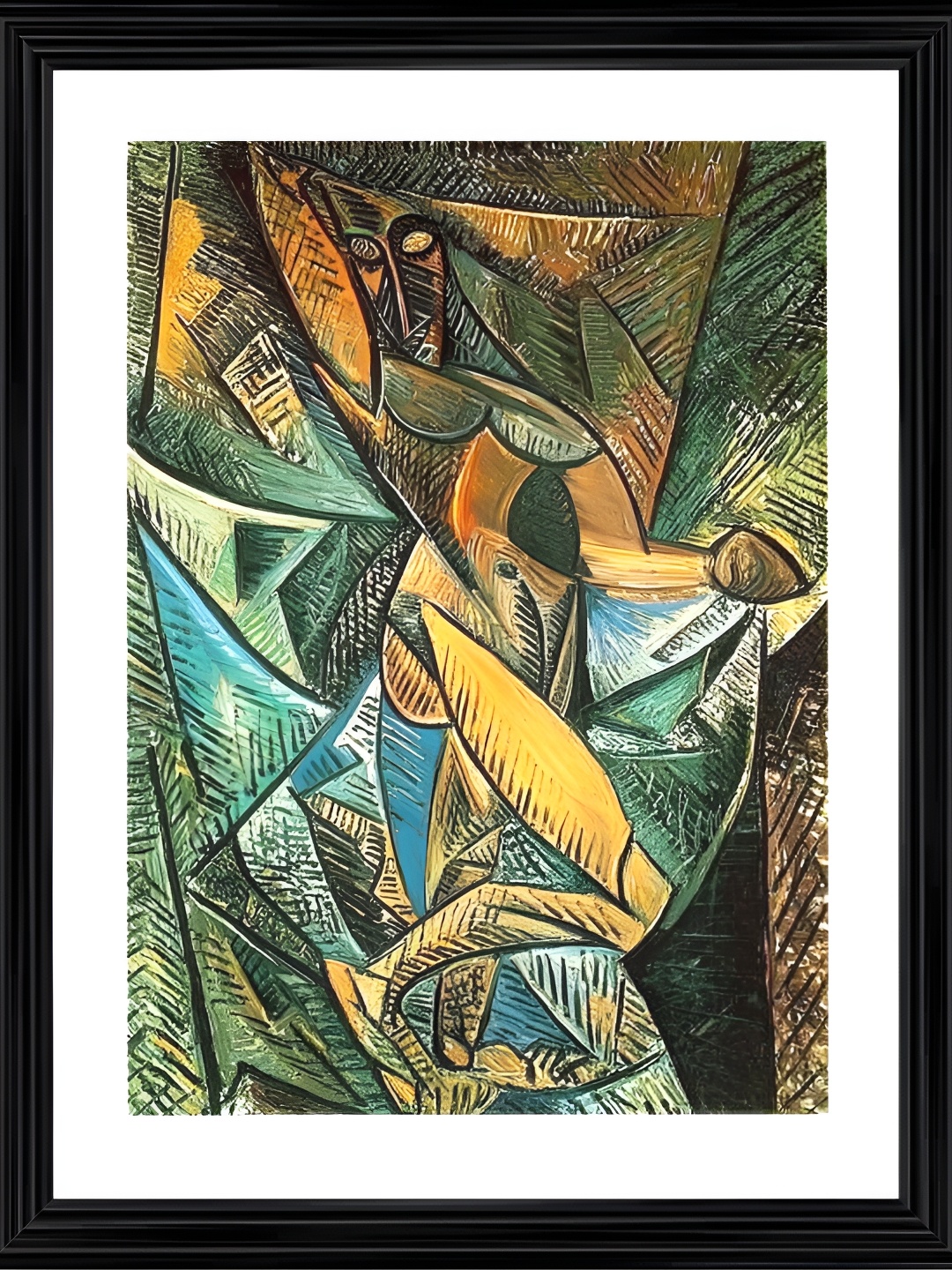 

Adventures India Yellow & Black Wooden Other Wall Painting
