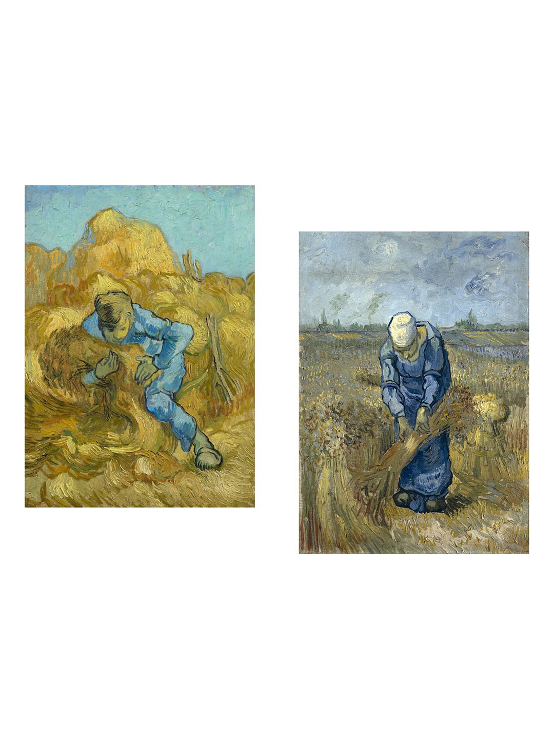 

Adventures India Blue & Yellow 2 Piece Wooden Wall Painting