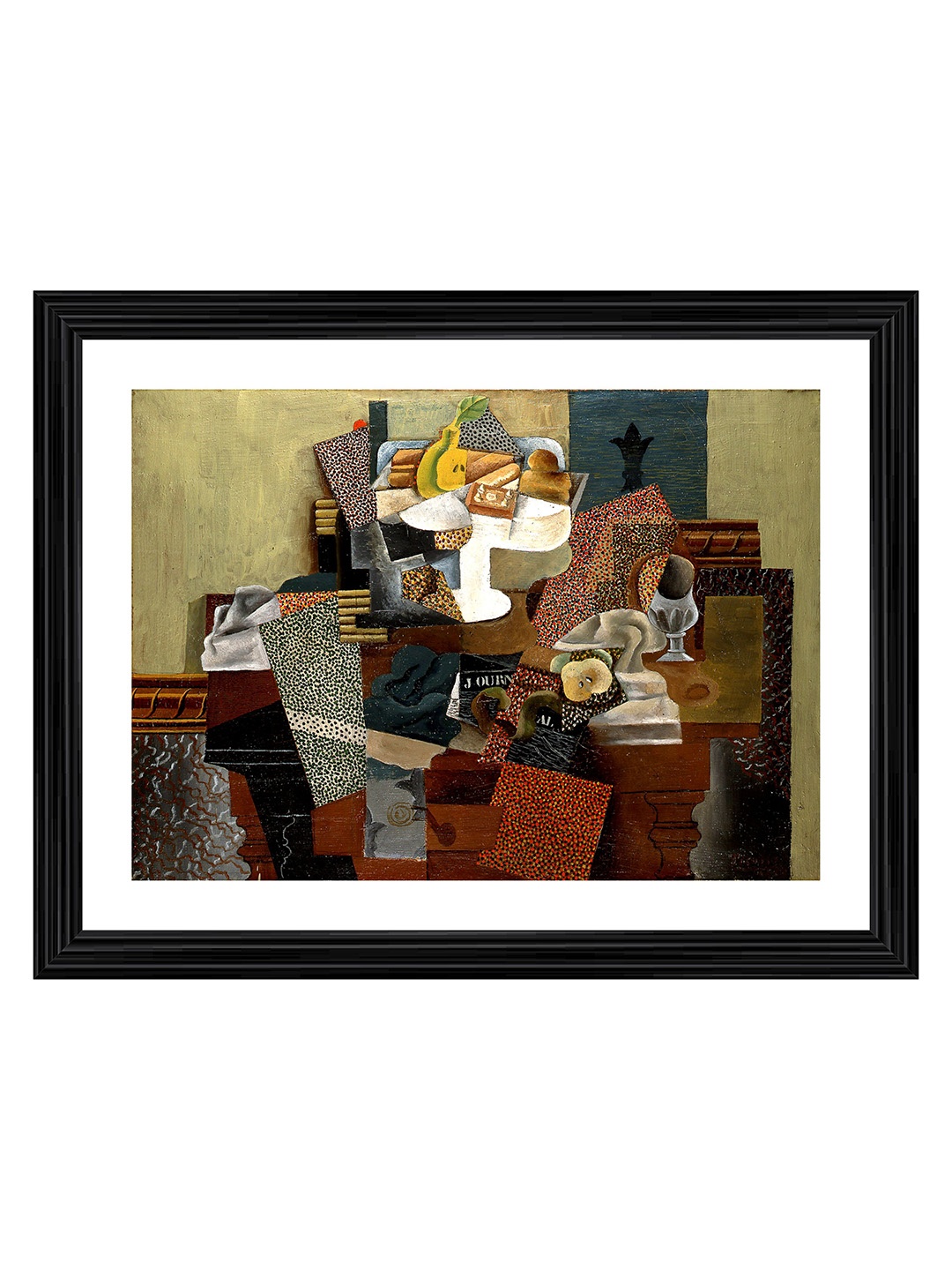 

Adventures India Red & Black Wooden Painting Wall Art