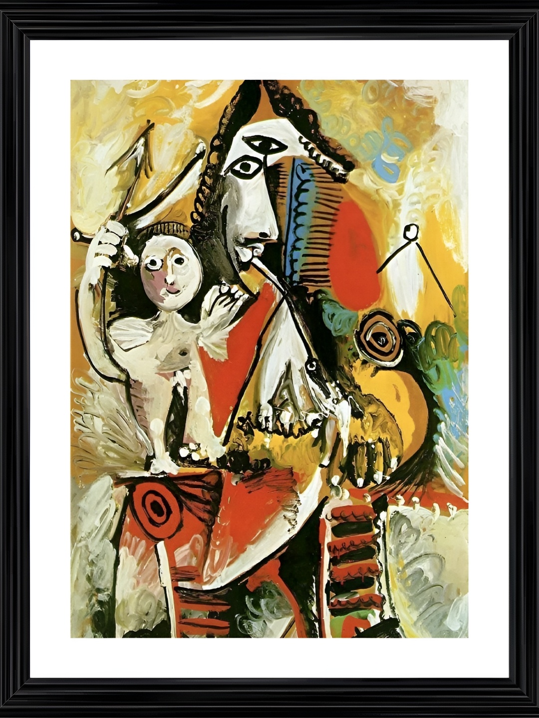 

Adventures India Red & Black 1 Piece Wood Other Wall Paintings