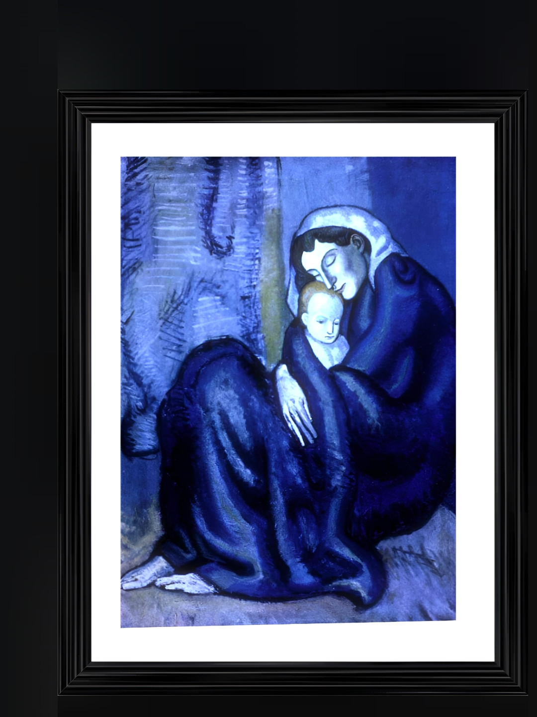 

Adventures India Blue & Black Wooden Wall Art