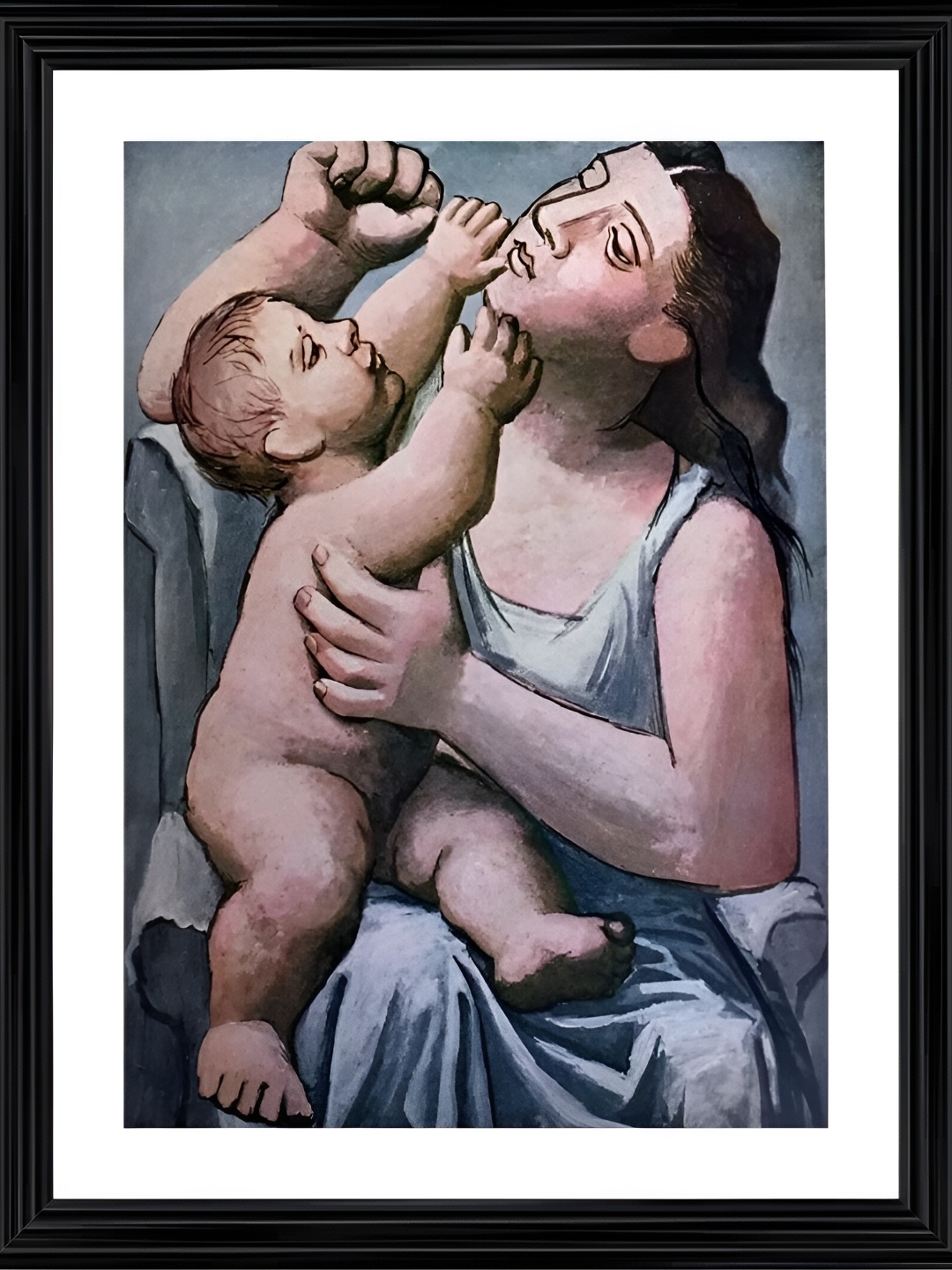 

Adventures India Grey & Beige Wooden Portrait Wall Painting