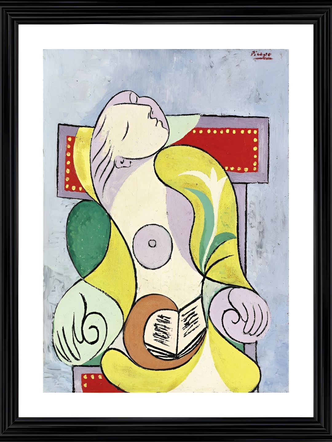 

Adventures India Yellow & Green Wooden Painting Wall Art