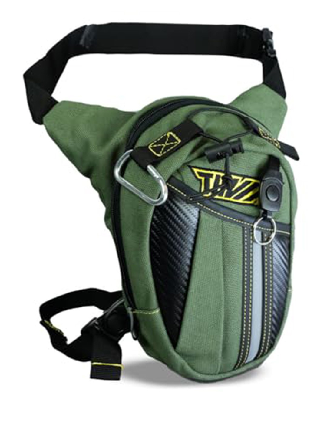 

TIIVRA Unisex Printed Extra Storage Waist & Thigh Bag, Olive