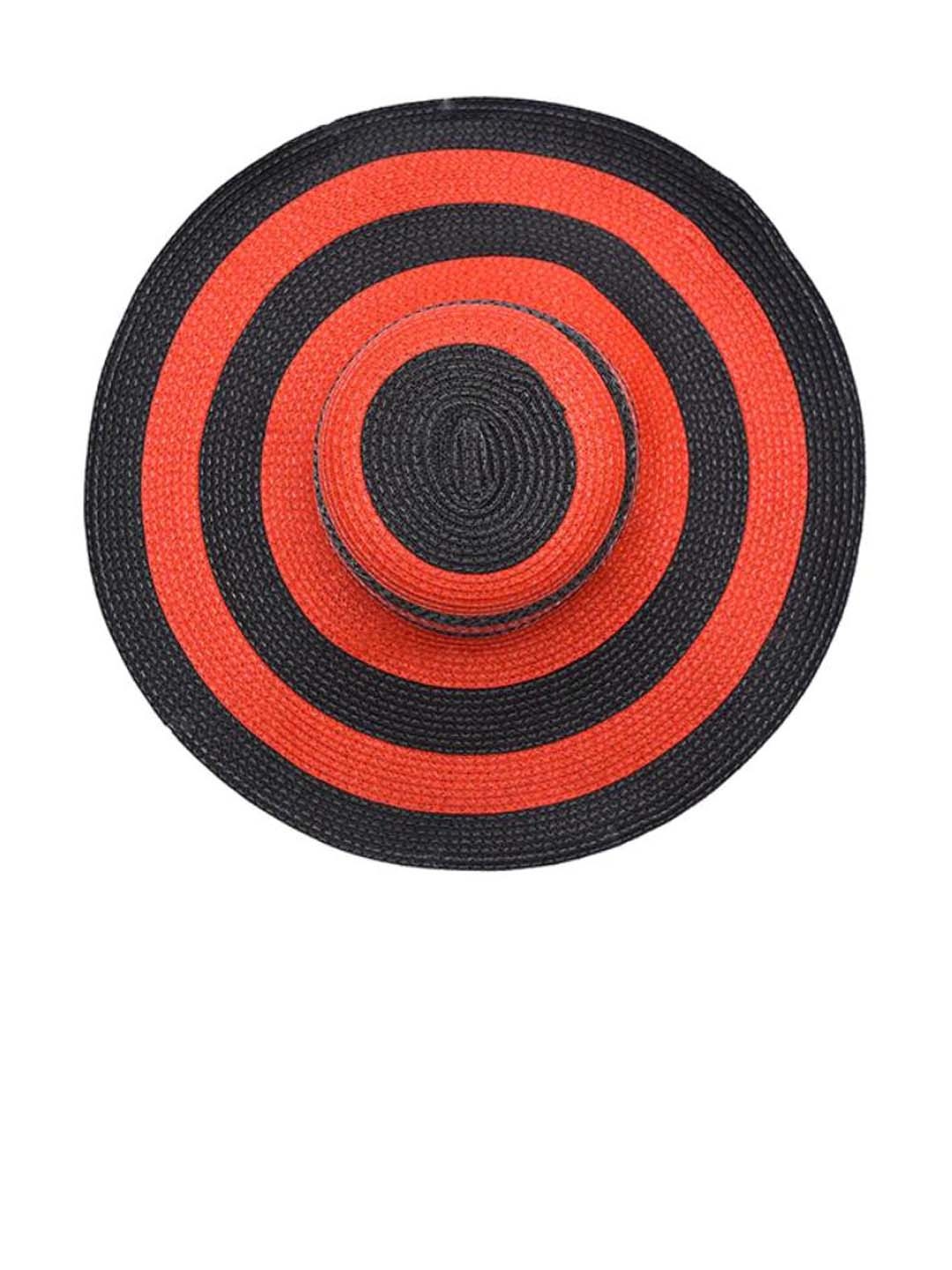 

MYARAA by NAMRATA LODHA Women Striped Sun Hat, Red