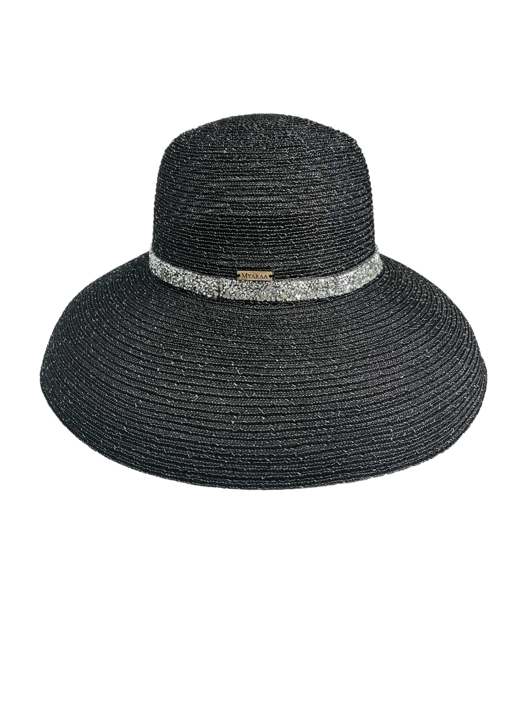 

MYARAA by NAMRATA LODHA Women Self Design Sun Hat, Black